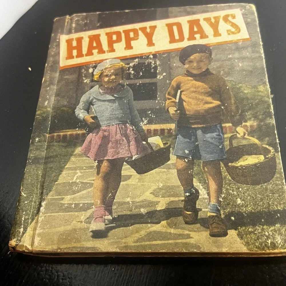 Happy Days & Happy Hours Photos Of Boys And‎ Girls 1937 Rand McNally Vintage Old